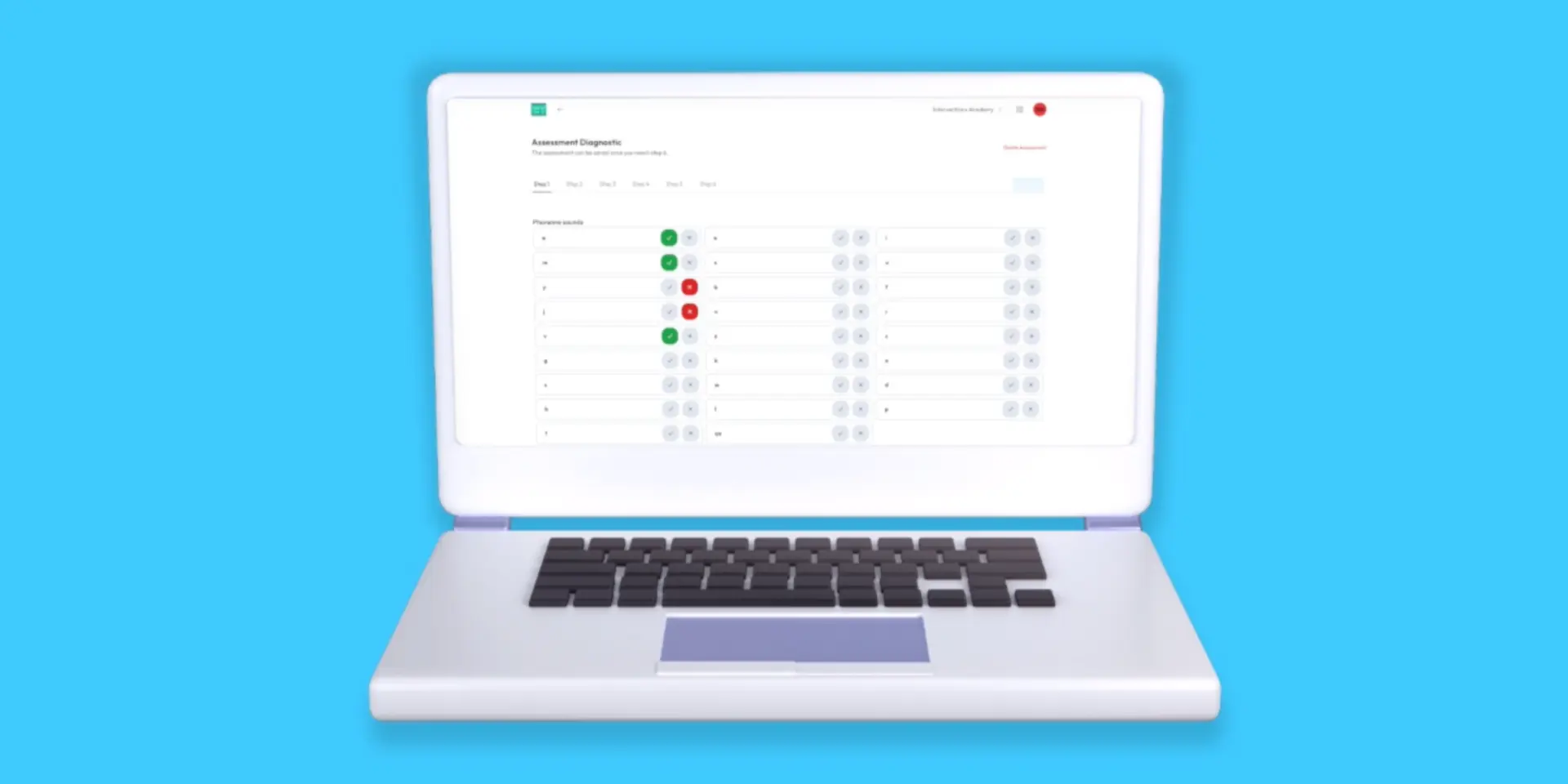 Lexonik Online Diagnostic Assessment tool