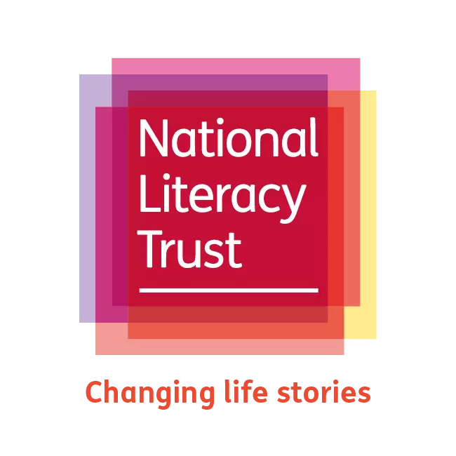 Infographic of the National Literacy Trust logo.
