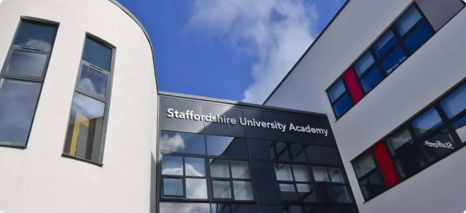 staffordshire university academy entrance